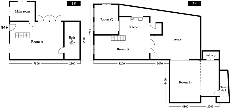 Studio ab, Floor Plan